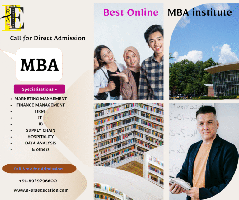 Best Online MBA institute in Delhi for 2025