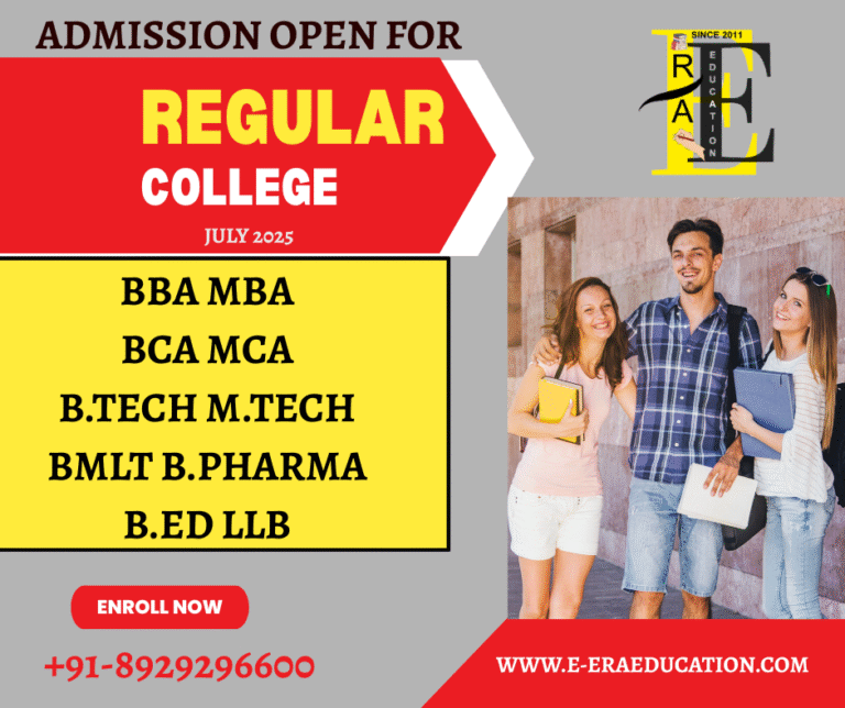 Admission 0pen For Regular College in Delhi