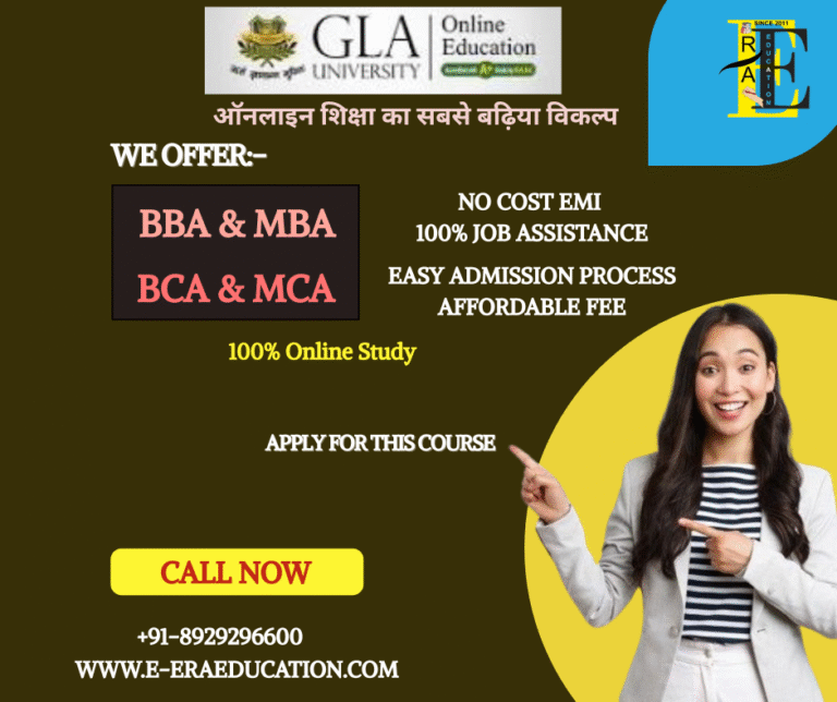 Best College Online Study-GLA Online 2026